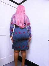 Load image into Gallery viewer, Betsey Johnson grey midi skirt
