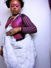 Load image into Gallery viewer, Y2K Faux Fur Diesel travel bag
