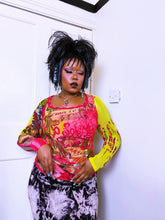 Load image into Gallery viewer, Save The Queen Soleil mesh top
