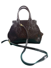 Load image into Gallery viewer, Black Vivienne Westwood snakeskin handbag
