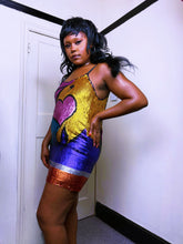 Load image into Gallery viewer, Vintage Sequin “I heart Paris” Mini Dress ASO Paris Hilton 2009
