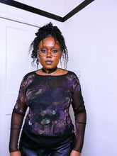 Load image into Gallery viewer, Y2K Italian mesh and knit long sleeve
