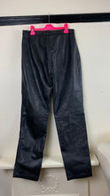 Load image into Gallery viewer, Vintage 1990s Leather Pants 10UK.
