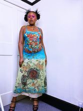Load image into Gallery viewer, Save the Queen Sicilian inspired mesh maxi dress ￼
