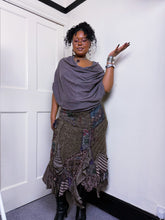 Load image into Gallery viewer, All saints AW08 Spitalfields short sleeve snap button cowl neck knit
