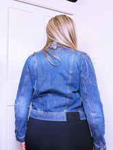 Load image into Gallery viewer, Plein Sud Fringe Denim jacket ASO Beyoncé 2001
