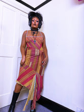 Load image into Gallery viewer, Save the Queen geometric asymmetrical dress
