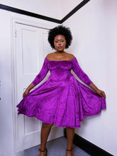 Load image into Gallery viewer, 1980s Betsey Johnson Velvet Dress
