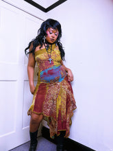 Load image into Gallery viewer, Y2K Save the Queen asymmetrical whimsical dress
