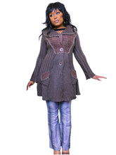 Load image into Gallery viewer, 90s milk chocolate a-line whimsigoth cardigan
