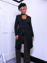 Load image into Gallery viewer, Vintage Long Blazer over coat
