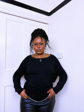 Load image into Gallery viewer, Y2K Knit batwing top
