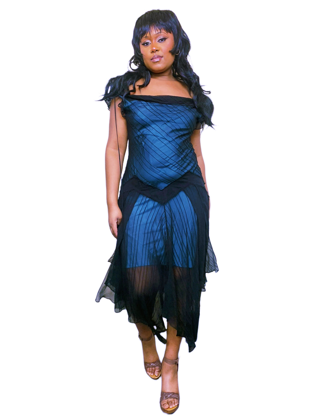 1990s Oasis Whimsigoth Dress
