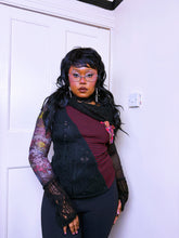 Load image into Gallery viewer, Save the Queen mesh and Mohair jumper
