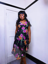 Load image into Gallery viewer, 90s Silk Floaty Fairy Dress
