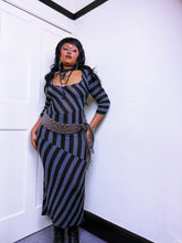 Load image into Gallery viewer, Archival grungy stripe dress by Heaven Sent
