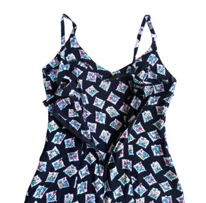 1990s Betsey Johnson Stamp Dress ASO Nicki in BTVS 1992