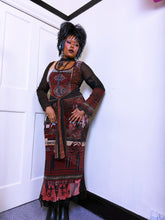 Load image into Gallery viewer, Save The Queen Tribal tie up dress
