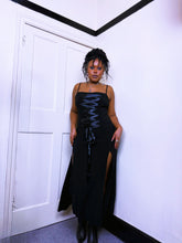 Load image into Gallery viewer, Vintage Lace up strappy dress
