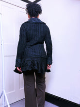 Load image into Gallery viewer, Y2K Black button up cardigan by Sioni

