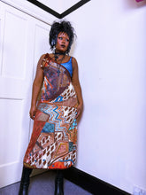 Load image into Gallery viewer, Save the Queen chocolate orange dress
