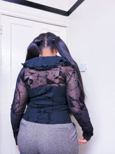 Load image into Gallery viewer, Save The Queen Mesh Zip Up Top
