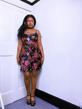 Load image into Gallery viewer, Betsey Johnson New York glass beaded hem dress
