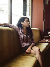 Load image into Gallery viewer, Polka dot bow tie cardigan ASO Amy Winehouse 2006
