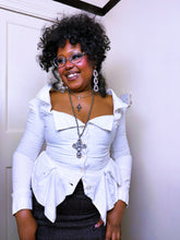 Load image into Gallery viewer, Vivienne Westwood Broderie anglaise corset blouse
