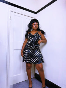 Vintage BNWT Betsey Johnson Polka Dot dress Alt Design ASO Amy Winehouse 2007-2008