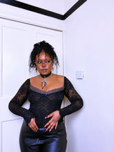 Load image into Gallery viewer, 2000s Ann Ferriday Alt Lace top ASO Tara in BTVS
