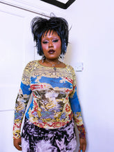 Load image into Gallery viewer, Save the Queen regal mesh long sleeve
