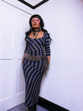 Load image into Gallery viewer, Archival grungy stripe dress by Heaven Sent
