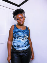 Load image into Gallery viewer, Y2K Tie-dye ribbed vest

