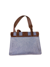 Load image into Gallery viewer, Y2K denim and suede united colours of Benton handbag ￼
