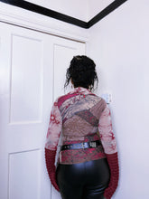 Load image into Gallery viewer, Save The Queen mesh and knit roll neck top
