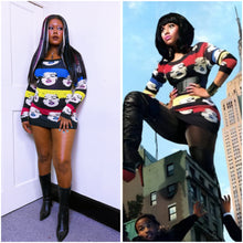 Load image into Gallery viewer, Betsey Johnson Marilyn Monroe Mini dress ASO Nicki Minaj

