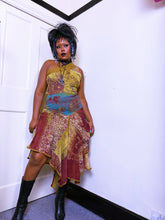 Load image into Gallery viewer, Y2K Save the Queen asymmetrical whimsical dress
