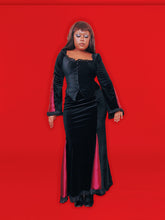 Load image into Gallery viewer, The Morticia Godet Skirt
