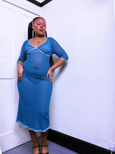 Load image into Gallery viewer, 1990s Betsey Johnson Mesh 3/4 dress

