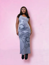 Load image into Gallery viewer, Glitter Racer Back Grey Dress
