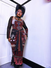 Load image into Gallery viewer, Save The Queen Tribal tie up dress
