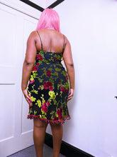 Load image into Gallery viewer, Betsey Johnson 2000 Devore beaded cowl neck dress ASO Kirsten Stewart
