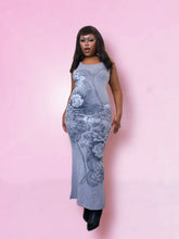 Load image into Gallery viewer, Glitter Racer Back Grey Dress
