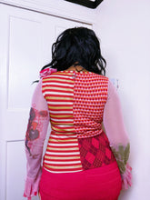 Load image into Gallery viewer, Save The Queen Harlequin Top worn by Morgan ASO Sabrina the Teenage Witch
