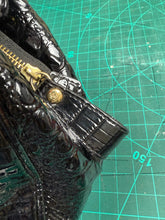 Load image into Gallery viewer, Black Vivienne Westwood snakeskin handbag
