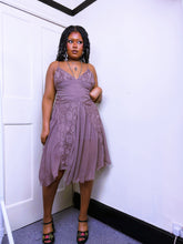 Load image into Gallery viewer, Y2K fairycore Kookai milk chocolate dress
