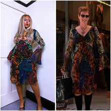 Load image into Gallery viewer, DVF Silk 2003 Silk witchy dress ASO Jamie Lee Curtis
