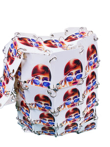 Y2K O ring face handbag bag