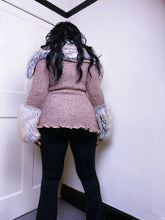 Load image into Gallery viewer, Zone Bleue Archival faux fur jumper
